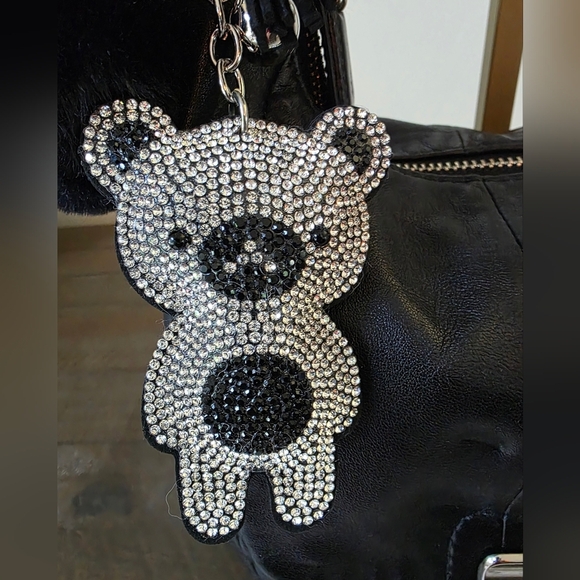 Coach Black Leather Kristen Hobo Bag With Crossbody Strap & Unbranded Charm - Picture 4 of 16